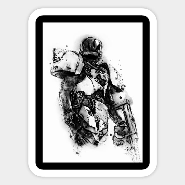 Destiny Titan Sticker by Durro